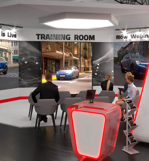 Virtual training room