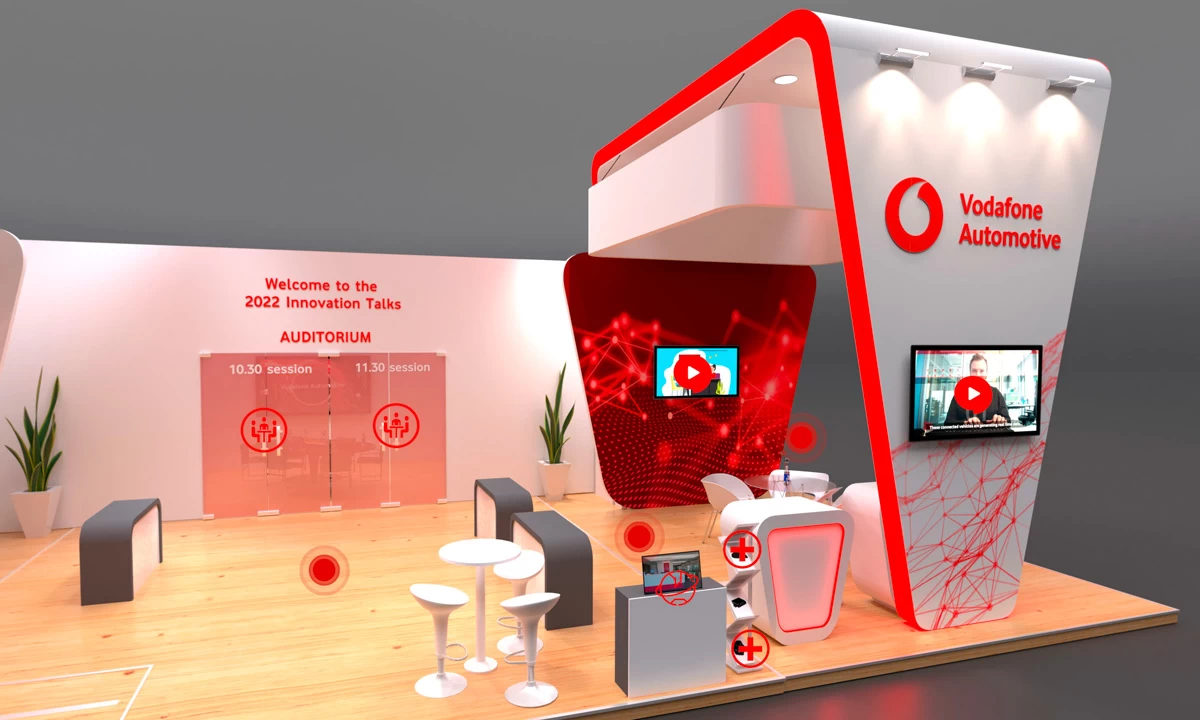 VODAFONE holds an international virtual event with Virtual Booth 